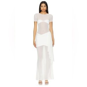 NBD Sera Maxi Dress in White